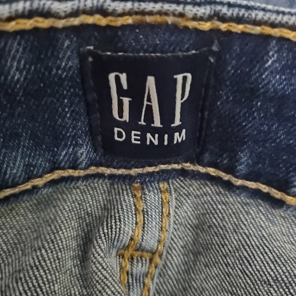 GAP Girlfriend Women's Cropped Blue Jeans Size 6 - Picture 7 of 9